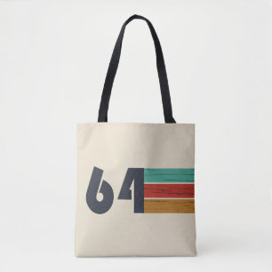 Bolsa Tote Presente de aniversário vintage elegante nascido e