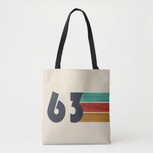 Bolsa Tote Presente de aniversário vintage nascido em 1963