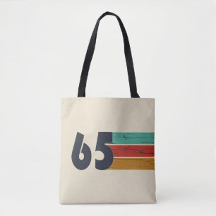 Bolsa Tote Presente de aniversário vintage nascido em 1965