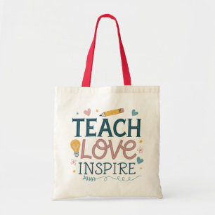 Bolsa Tote Presente de Apreciação ao Professor – Ensine Amor