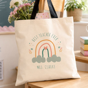 Bolsa Tote Presente de Apreciação do Melhor Professor do Rain