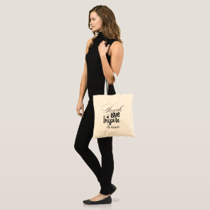 Bolsa Tote Presente de Apreciação para Professores Ensinar Am
