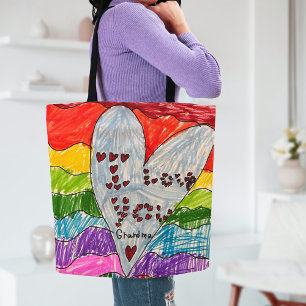 Bolsa Tote Presente de Arte de Keepsasak de Crianças Personal