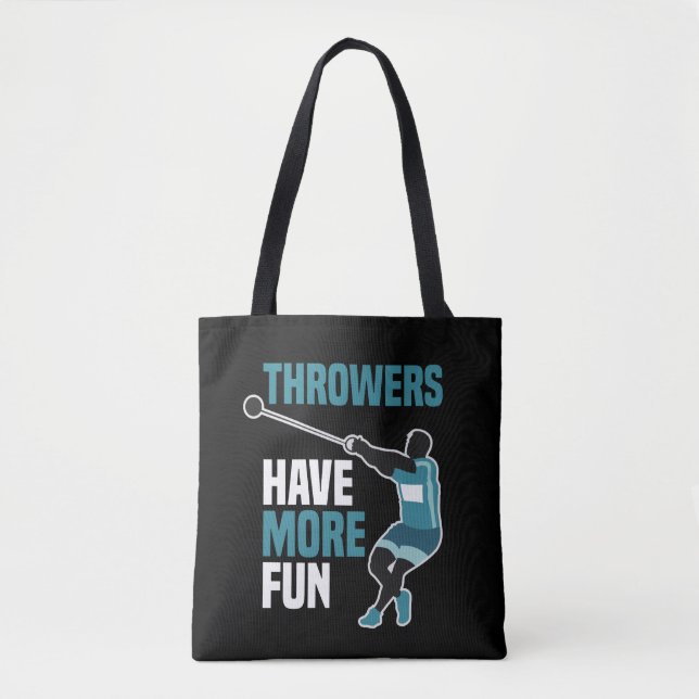 Bolsa Tote Presente de Atletismo Lançamento de Martelo (Frente)
