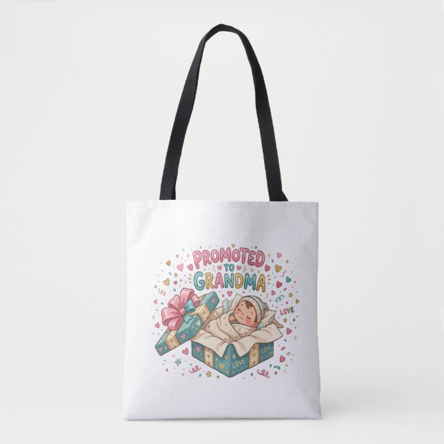 Bolsa Tote Presente de Avó Promovida (Frente)