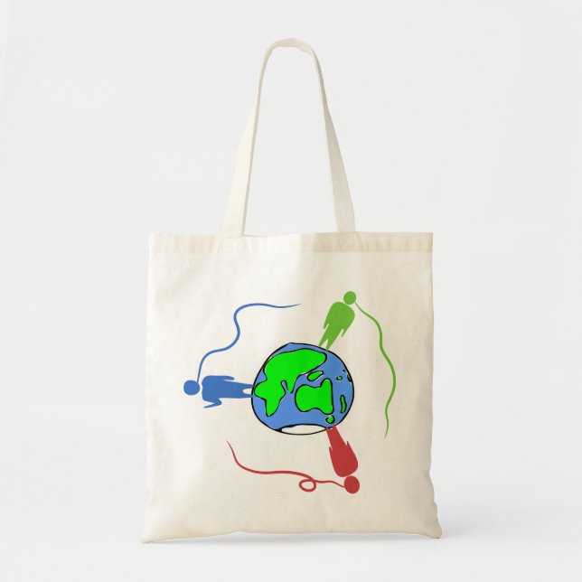 Bolsa Tote Presente de bate-papo engraçado de mídia social (Frente)