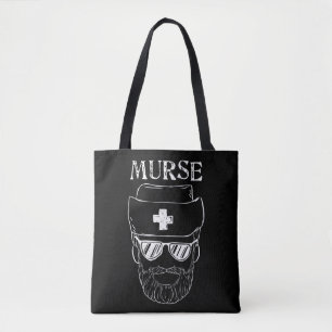 Bolsa Tote Presente de Camiseta engraçada de Enfermeiro Murso