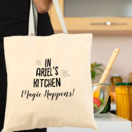 Bolsa Tote Presente de comida de cozinha magnética de cozinhe