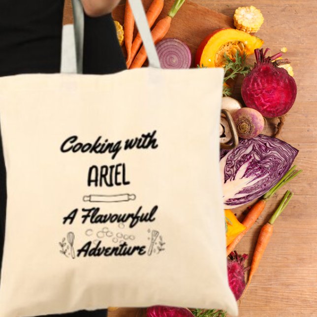 Bolsa Tote Presente de Culinária para Aventureiros Gourmet Pe (Shop now and carry your love for cooking wherever you roam!)