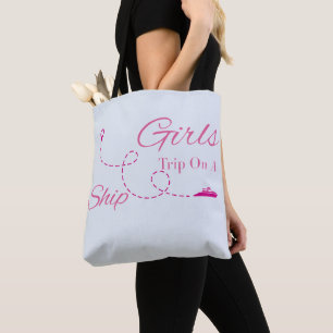 Bolsa Tote Presente de Dia de Diversão no Cruzeiro 'Viagem de
