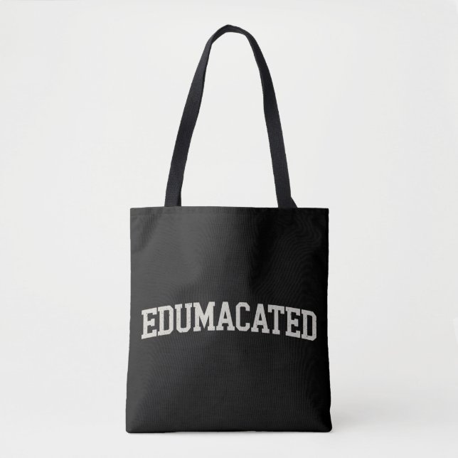 Bolsa Tote Presente de Graduação Faculdade Graduação Sarcásti (Frente)