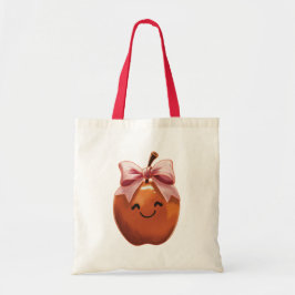 Bolsa Tote Presente de maçã Kawaii
