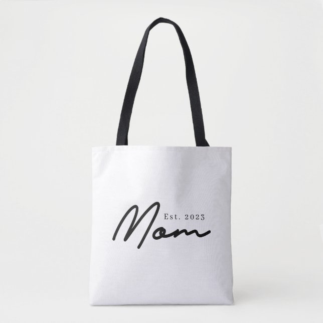 Bolsa Tote Presente de Mãe Estabelecida Nova Mãe (Frente)