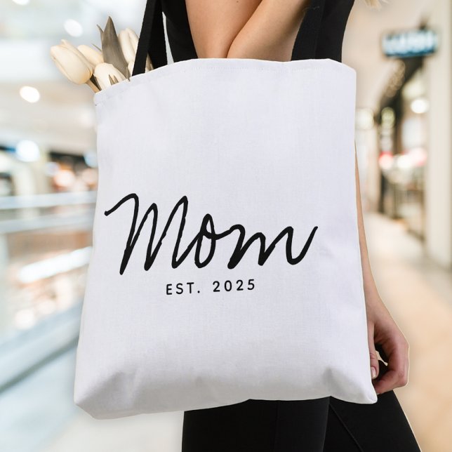 Bolsa Tote Presente de Mãe Estabelecida Nova Mãe (Criador carregado)