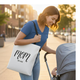 Bolsa Tote Presente de Mãe Estabelecida Nova Mãe