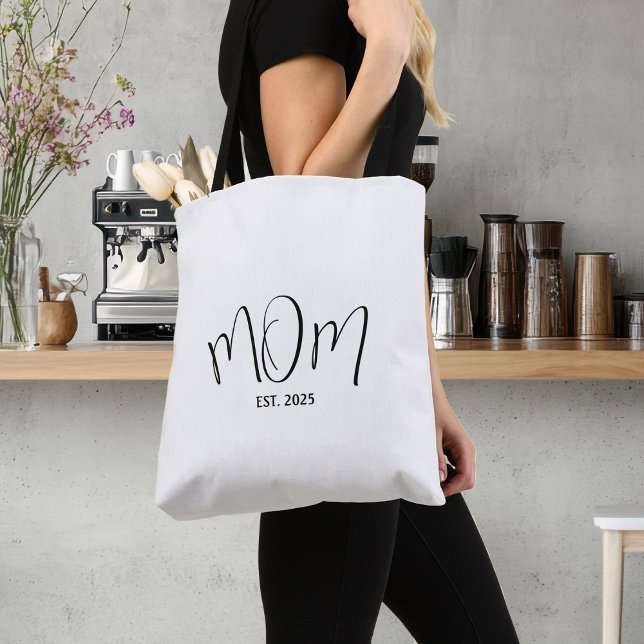 Bolsa Tote Presente de Mãe Estabelecida Nova Mãe (Criador carregado)
