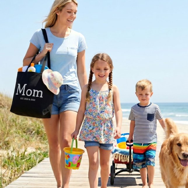 Bolsa Tote Presente de Mãe Estabelecida Nova Mãe (Criador carregado)