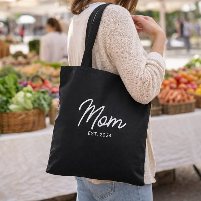 Bolsa Tote Presente de Mãe Estabelecida Nova Mãe (Criador carregado)