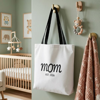 Bolsa Tote Presente de Mãe Estabelecida Nova Mãe