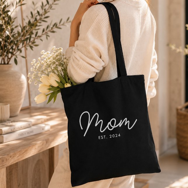 Bolsa Tote Presente de Mãe Recém-Constituída (Criador carregado)