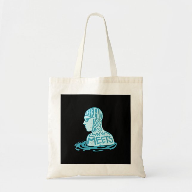Bolsa Tote Presente De Nadação Para Presente De Verão De Nada (Frente)