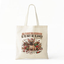 Presente de Natal engraçado do Bulldog Francês par