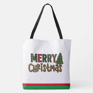 Bolsa Tote Presente de Natal Personalizado | Árvore de Natal 