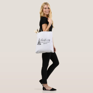 Bolsa Tote Presente de Natal Personalizado Camiseta Moderna C