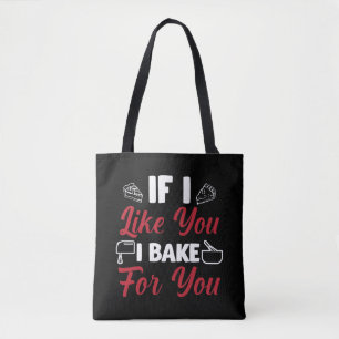 Bolsa Tote Presente de padaria engraçado para padaria padari