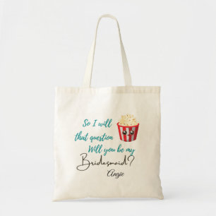 Bolsa Tote Presente de Proposta Personalizada da Tote Bag Bri
