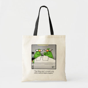 Bolsa Tote Presente de Saco de Humor Médico Engraçado