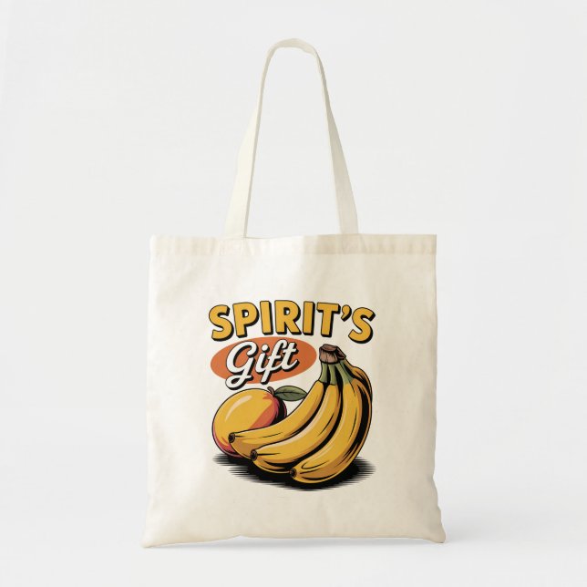 Bolsa Tote Presente de Spirit Banana Mango Retro Faith Tee (Frente)