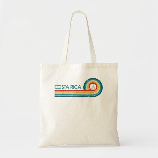 Bolsa Tote Presente de Surfe na Praia do Surf Costa Rica Vint (Frente)