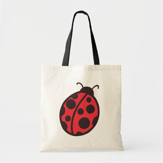 Bolsa Tote Presente de Tote de Ladybug Vermelho (Frente)
