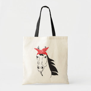 Bolsa Tote Presente de Vaqueira Ocidental de Pônei Equestre A