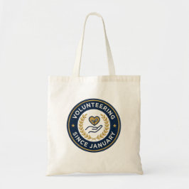 Bolsa Tote Presente de Voluntariado Desde Janeiro para volunt