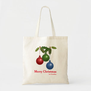Bolsa Tote Presente decorativo personalizado do Natal