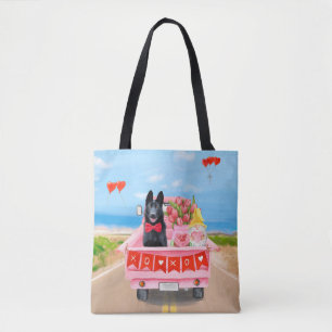 Bolsa Tote Presente Dia dos Namorados Caminhão Corações Pasto