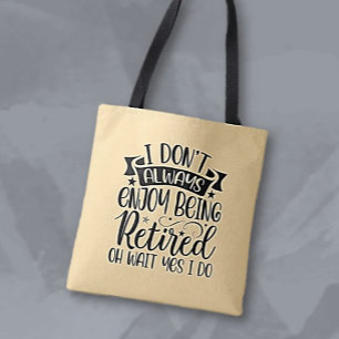 Bolsa Tote Presente Divertido! Aposentado Ri