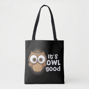 Bolsa Tote Presente Divertido É Coruja Bom Amante de animais