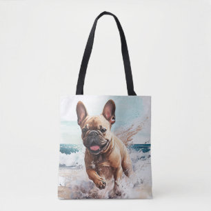 Bolsa Tote Presente do Bulldog Francês