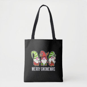Bolsa Tote Presente do Decorador de Natal Gnomemas da feliz