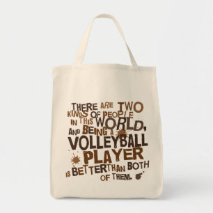 Bolsa Tote Presente do jogador de voleibol
