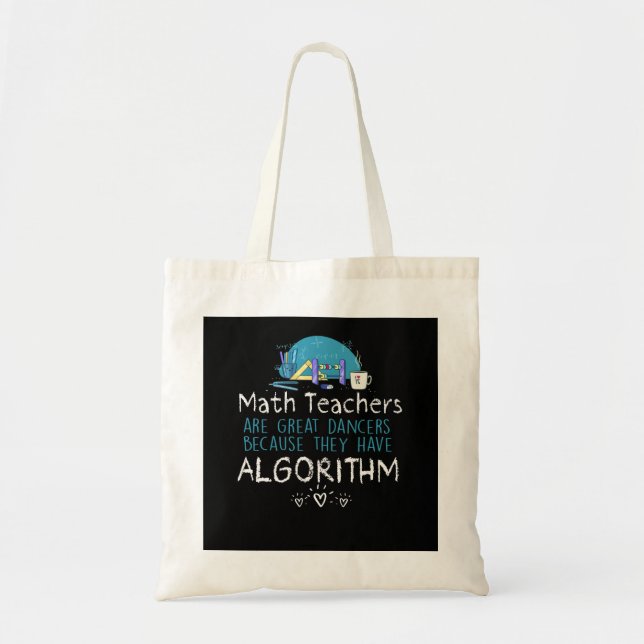 Bolsa Tote Presente do professor | Professores de matemática  (Frente)