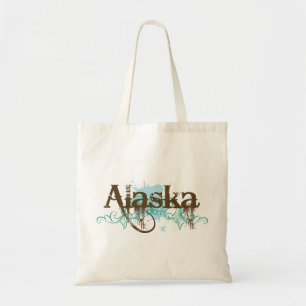 Bolsa Tote Presente do t-shirt do Grunge de Alaska do
