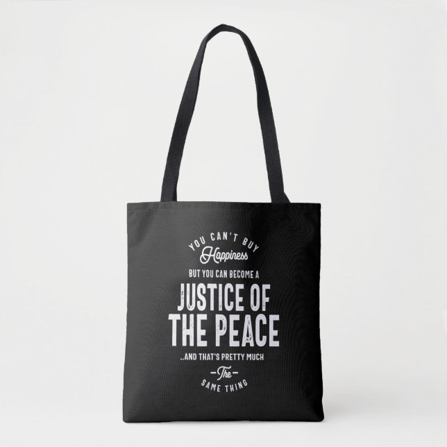 Bolsa Tote Presente Do Título Do Trabalho De Paz (Frente)