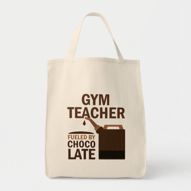 Bolsa Tote Presente (engraçado) do professor de Gym (Frente)