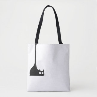 Bolsa Tote Presente engraçado minimalista para amantes de gat