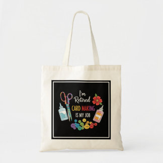 Bolsa Tote Presente Engraçado para Artesã Aposentada