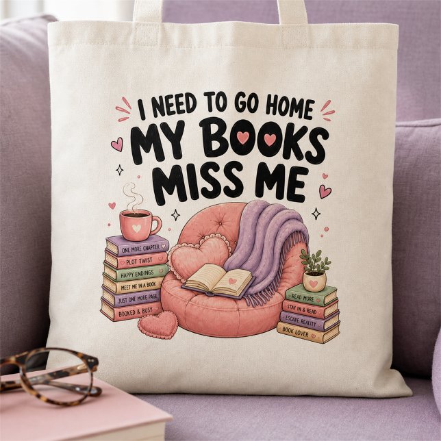 Bolsa Tote Presente engraçado para leitora de livros fofa e a (Criador carregado)
